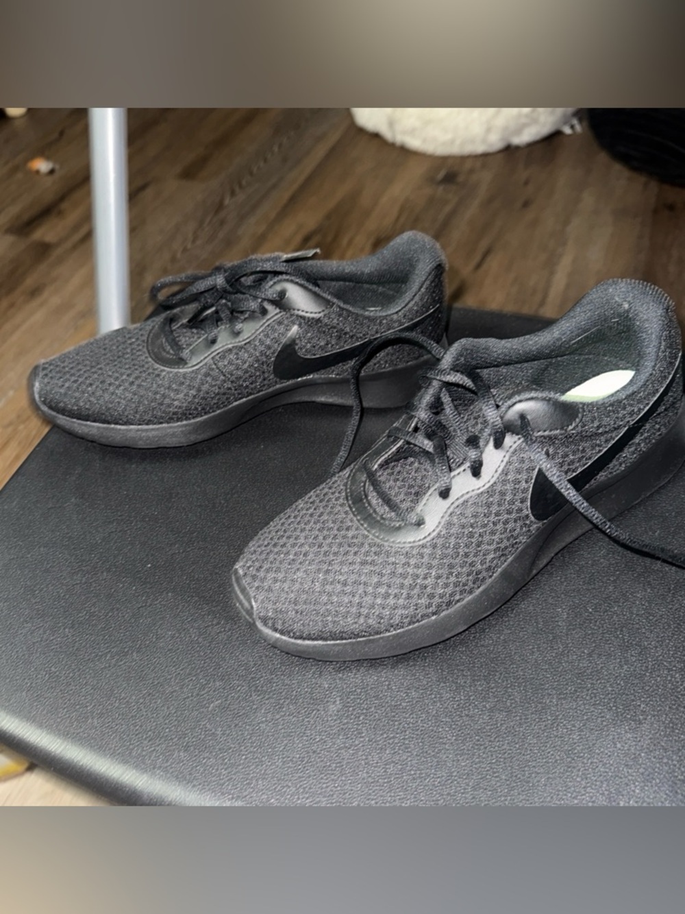 Nike Black Sneakers with Mint Green Insole